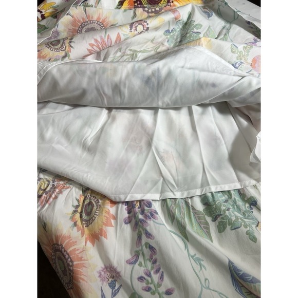 Elie Tahari Maxi Skirt NWT SUNFLOWER Floral Long M‎ Western Fairy Cottage BOHO - Picture 7 of 12